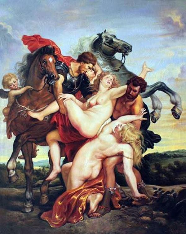 7. Peter Paul Rubens - Leucippus’un Kızlarına Tecavüz