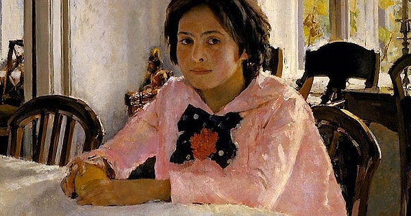 3. Кто автор картины «Девочка с персиками»?