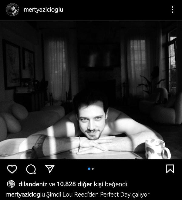 Bu açıklamadan kısa bir süre sonra, Mert Yazıcıoğlu'nun Instagram hesabından paylaştığı pozlar gündeme bomba gibi düştü.