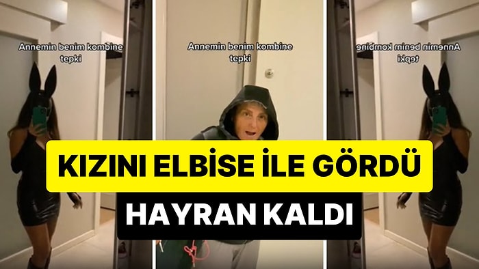 Kızını Giydiği Elbise ile Görünce Hayran Kalan Annenin Tepkisi Viral Oldu