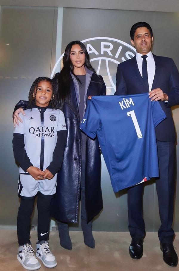 Kim Kardashian'ın bir sonraki durağı PSG'nin stadyumu Parc des Princes oldu.