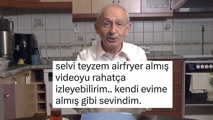 Kemal Kılıçdaroğlu'nun Mutfağındaki Yeni Airfryer Detayı Twitter'ın Gündeminde