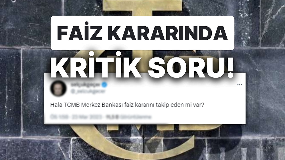 Eski Heyecanı Kalmadı: Merkez Bankası Faiz Kararına Ekonomistler Aldırmadı