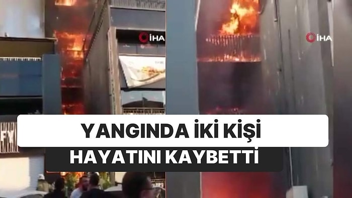 İstanbul Pendik'te 7 Katlı Otel Yandı