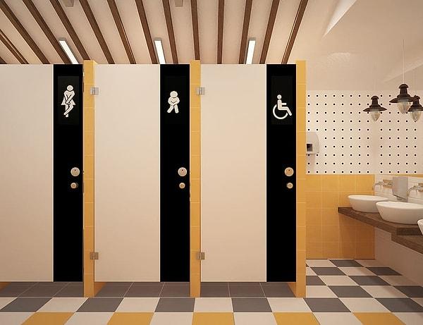 12. ABD'de her 100 bin kişiye sadece 8 adet umumi tuvalet düşüyor...