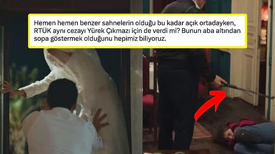 Kızılcık Şerbeti'ne Ceza Veren RTÜK'ün Yürek Çıkmazı'ndaki Şiddet Sahnesine Sessiz Kalması Gündem Oldu