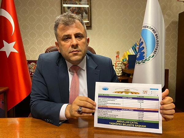 Taşköprü Belediye Başkanı Abdullah Çatal ayrıca torpil iddialarını reddederek, "Biz belediye başkanıyız diye çocuğumuz çalışmayacak mı?” savunması yaptı.