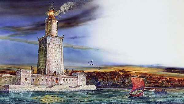 6. Romalılar, Roma yakınlarındaki Tiber Nehri'nde bir deniz feneri için sağlam temellere ihtiyaç duyuyorlardı.