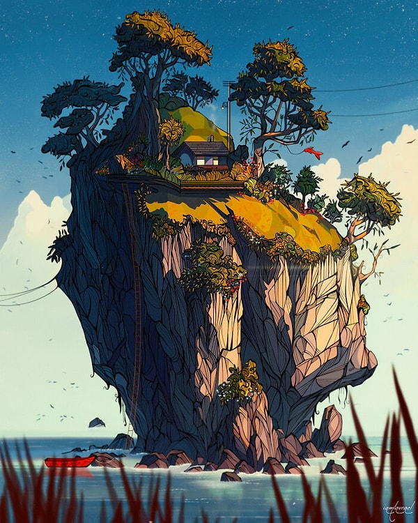 4. Одинокий остров