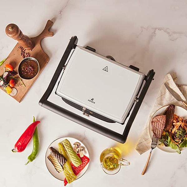 Karaca Gastro Grill Glass Premium 2400W Tost Makinesi