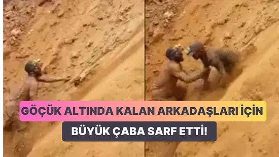 Kongo'daki Bir Madende Göçük Altında Kalan Arkadaşlarını Çıplak Ellerle Kazarak Çıkaran Kahraman Adam