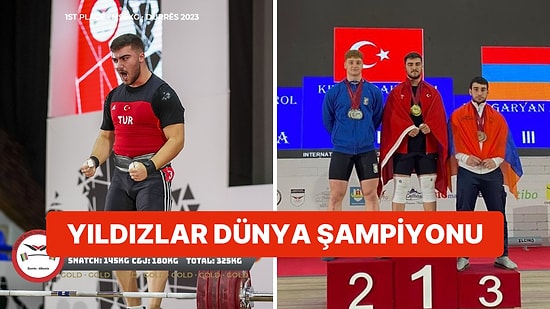 Milli Halterci Sami Baki, Yıldızlarda Dünya Şampiyonu Oldu
