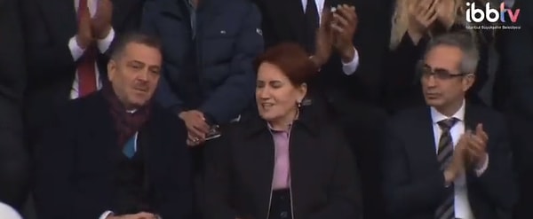 Akşener, Hasan Usta’yı ‘sen alkışlamasaydın’ diyerek dostça uyardı.