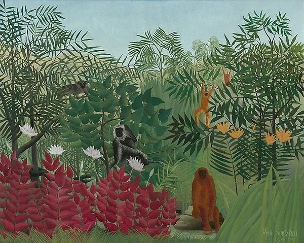 17. 'Hayvanat Bahçesi' adlı Henri Rousseau tablosunu, ressam gerçek bir hayvanat bahçesi görmeden, kendi fikirleriyle yaptı.