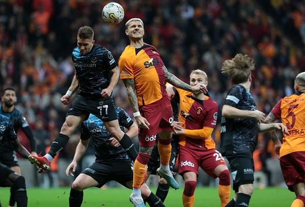 Süper Lig lideri Galatasaray, 27. hafta maçında Adana Demirspor'u ağırladı.