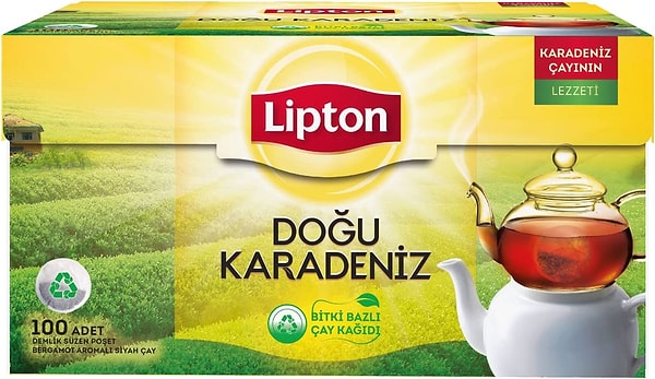 5. Lipton Doğu Karadeniz demlik süzen poşet çay.