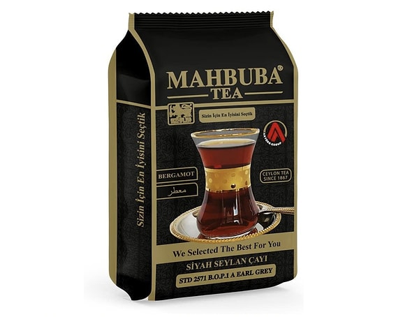 14. Mahbuba Tea bergamot aromalı çay.