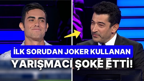 Kim Milyoner Olmak İster'de İlk Baraj Sorusunda Joker Kullanan Yarışmacı Ağızları Açık Bıraktı