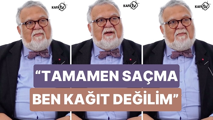 Celal Şengör’e “ Hiç Dövme Yaptırmayı Düşündünüz mü?” Sorusu Soruldu: “Ben Kağıt Değilim”