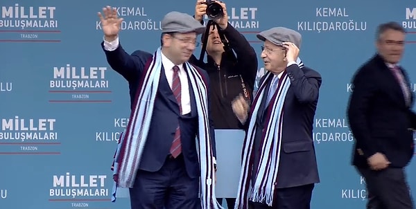 Cumhurbaşkanı adayı Kemal Kılıçdaroğlu, beraberinde Ekrem İmamoğlu ile birlikte kentte bugün seçim mitingi yaptı.