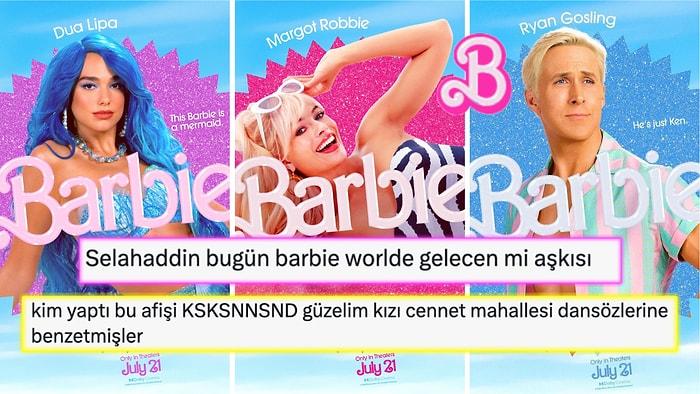 Margot Robbie ve Ryan Gosling'in Başrolde Olduğu Barbie Filminin Yeni Afişlerine Gelen Komik Tepkiler