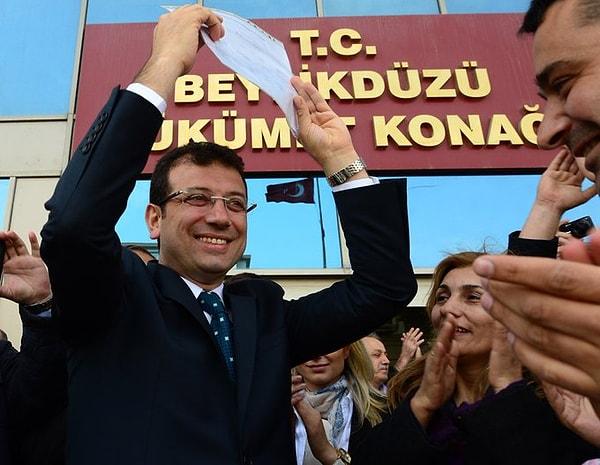 Artık önü açık olan İmamoğlu, 2014 yılında bu sefer Belediye Başkan Adayı yapıldı.