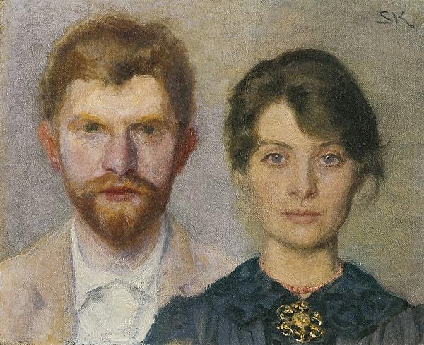 7. İkili Portre - Marie ve Peder Severin Krøyer (1890)