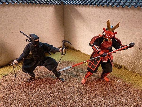 5. Samuraylar ile düşman değillerdi.