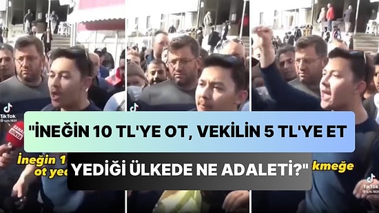 Sokak Röportajında İsyan Eden Genç: 'İneğin 10 TL’ye Ot Yediği, Vekilin 5 TL'ye Et Yediği Ülkede Ne Adaleti?'
