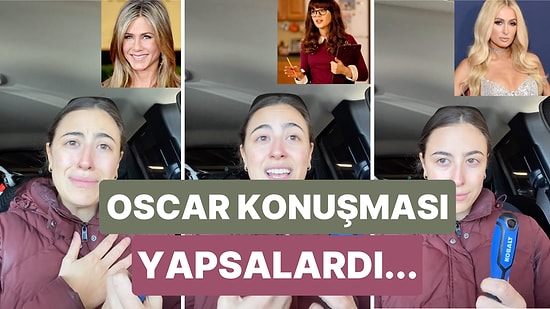 Ünlü İsimlerin Eğer Oscar Alsalardı Nasıl Bir Konuşma Yapacaklarını Canlandıran Kadın