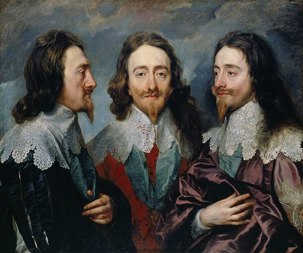 4. Üç Pozisyonda Charles - Anthony Van Dyck (1653)