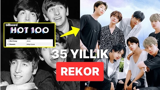 Güney Kore'nin Medarı İftiharı BTS 35 Yıl Sonra The Beatles'ın Rekorunu  Kıran İlk Grup Oldu!