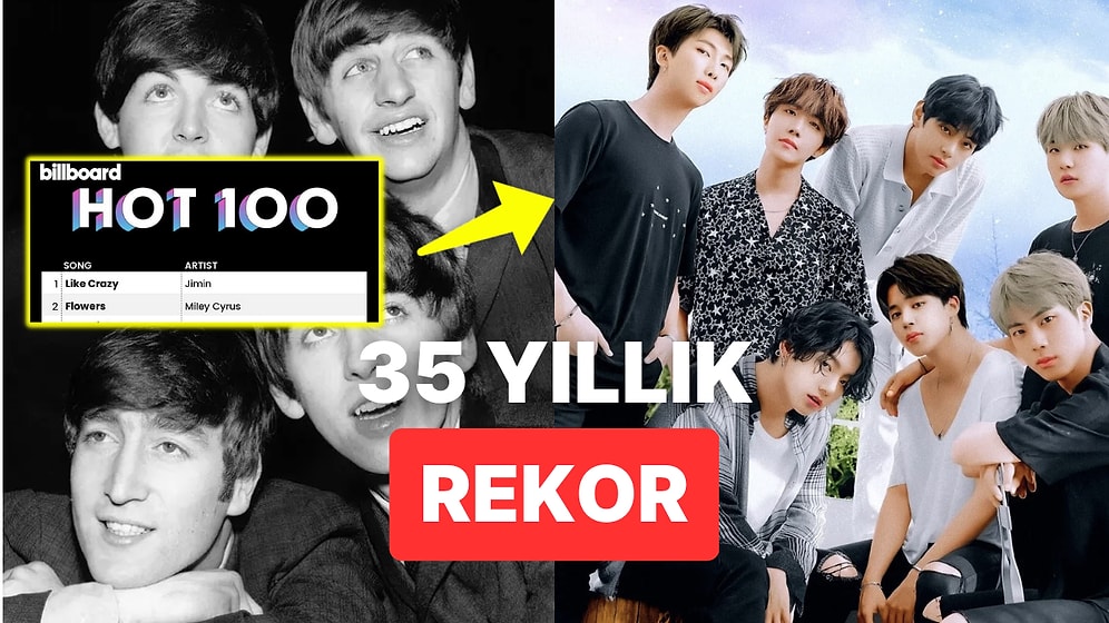 Güney Kore'nin Medarı İftiharı BTS 35 Yıl Sonra The Beatles'ın Rekorunu  Kıran İlk Grup Oldu!