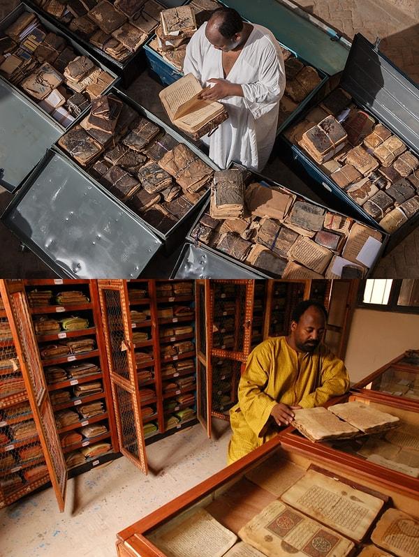 7. Timbuktu'daki yaklaşık 400 bin eski el yazmasını cihatçılar tarafından yok edilmekten kurtarmak için hayatını tehlikeye atan Abdel Kader Haidara ile tanışın...
