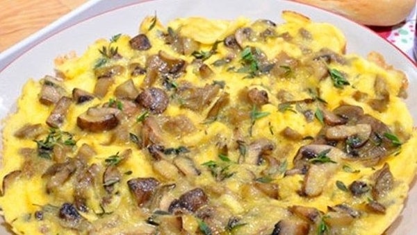 Mantarlı Omlet