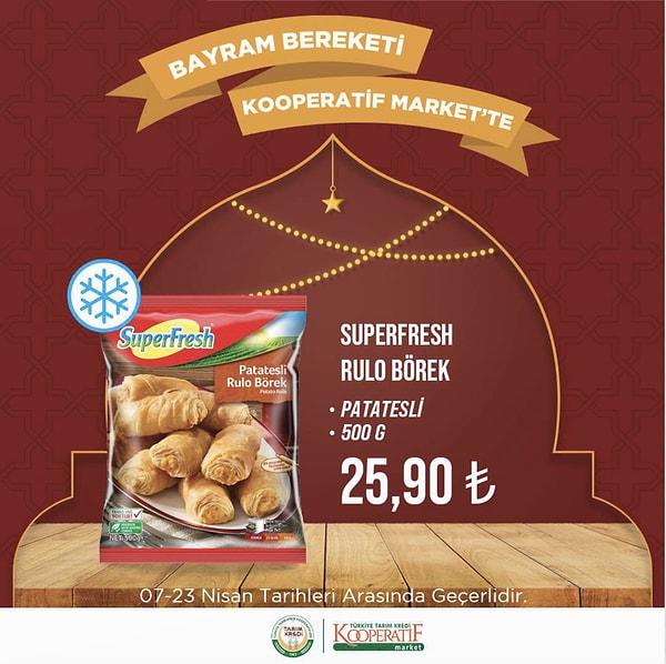 Superfresh Rulo Börek 25,90 TL