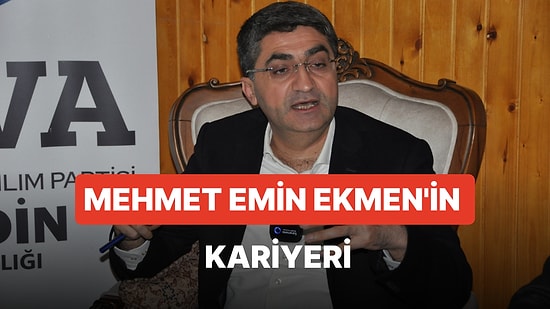 Mehmet Emin Ekmen Kimdir? CHP Mersin Milletvekili Adayı Mehmet Emin Ekmen'in Hayatı ve Siyasi Kariyeri