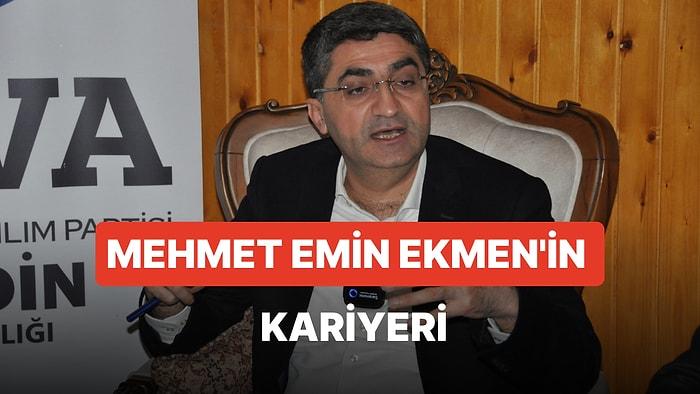 Mehmet Emin Ekmen Kimdir? CHP Mersin Milletvekili Adayı Mehmet Emin Ekmen'in Hayatı ve Siyasi Kariyeri