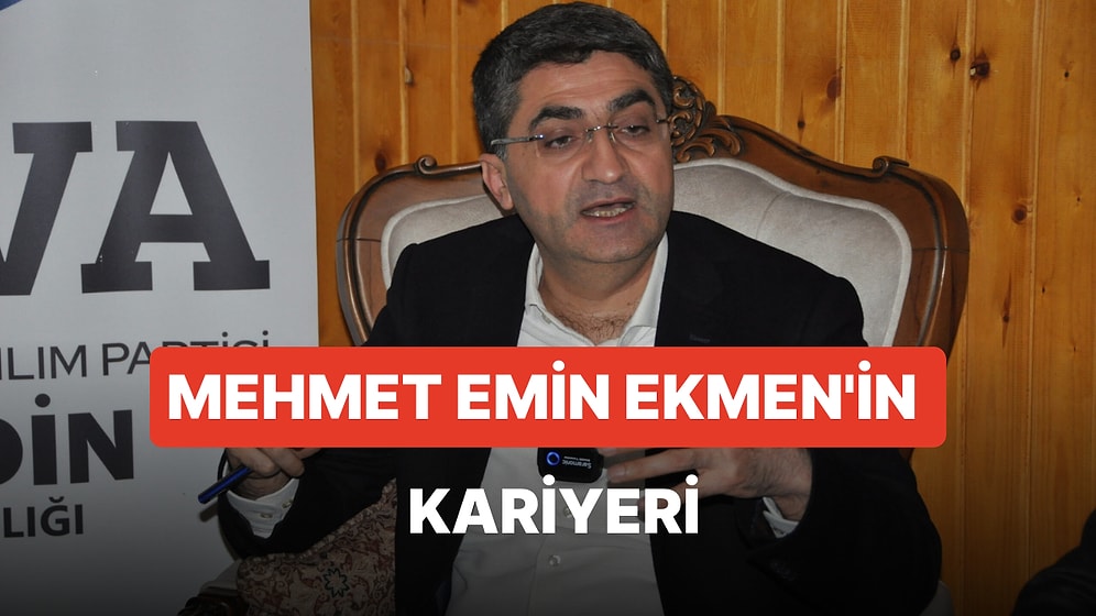 Mehmet Emin Ekmen Kimdir? CHP Mersin Milletvekili Adayı Mehmet Emin Ekmen'in Hayatı ve Siyasi Kariyeri