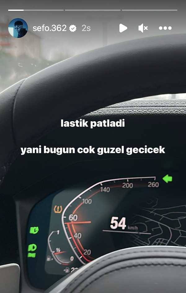 4. Sefo'nun lastiği patladı.