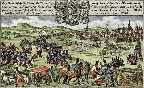 2. 1788 yılında Avusturya ordusu, Osmanlı İmparatorluğu ile yaptığı Şebeş Muharebesi sırasında yanlışlıkla kendi kendine zaiyat verdi...
