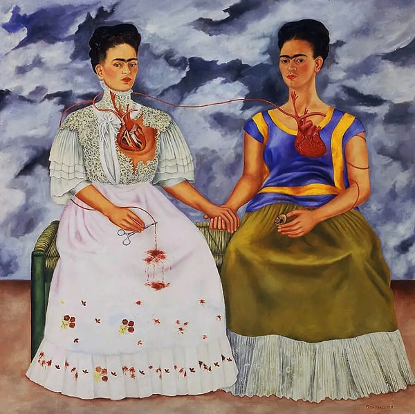 Близнецы — «Две Фриды», Фрида Кало (1939)