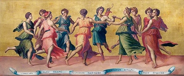 İlham perileri, Antik Yunan mitolojisinde sanat, edebiyat ve bilim alanlarında insanlara ilham veren dokuz tanrıçadır.