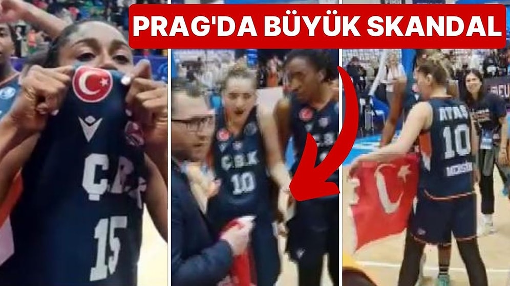 Türk Bayrağına Büyük Saygısızlık! Prag'da Bayrak Açmak İsteyen Sporculara Engel Oldular