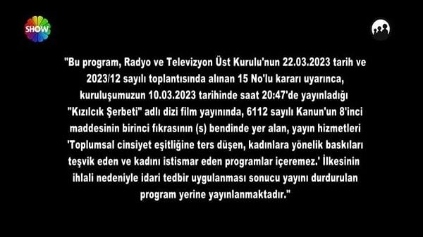 Gazeteci Birsen Altuntaş'ın haberine göre, 20.53’te başlayıp 24.08’de sona eren İslamofobi belgeselinin reyting sonuçları açıklandı.