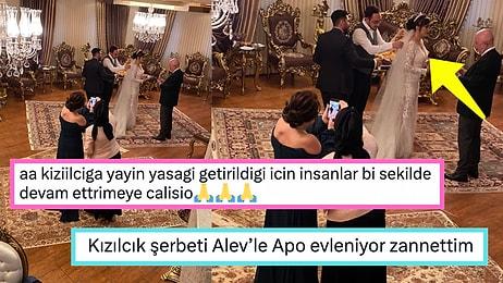 Paylaştığı Düğün Fotoğrafıyla Bizleri Bir Anda Kızılcık Şerbeti Setine Işınlayan Kadına Gelen Komik Yorumlar