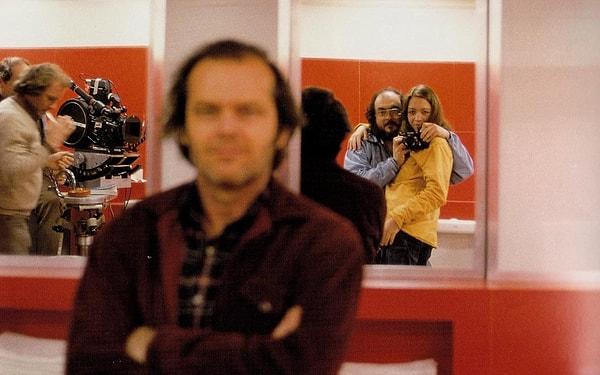 11. Jack Nicholson, Stanley Kubrick'in kendisinin fotoğrafını çektiğini zannederken. 😅