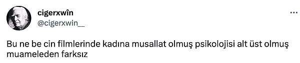 Bi' ürkütmedi değil.