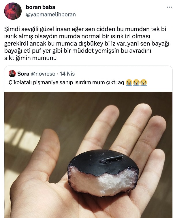 14. Tweetten öfke fışkırıyor.