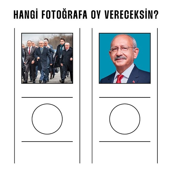 “Halk açlıktan kıvranırken milyarlarca liralık vergileri sıfırlanan ve kamu ihaleleriyle günbegün daha da zengin edilen 'beşli çetelere' mi? Karar sizin.”